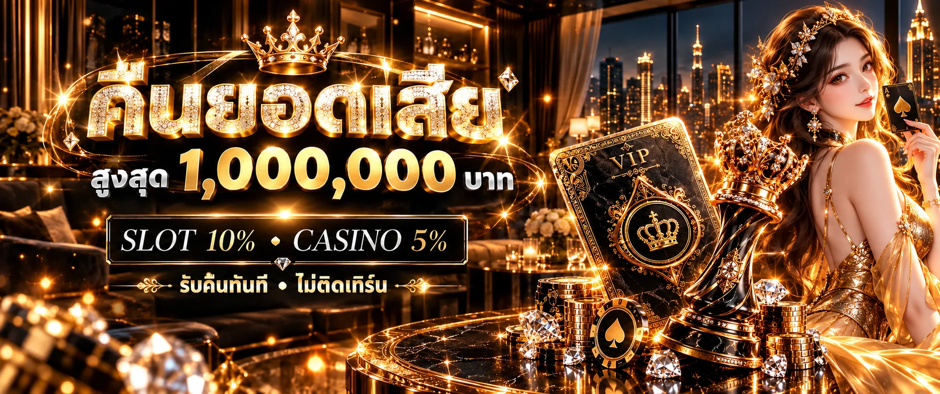 แบนเนอร์คืนยอดเสียและสิทธิ์สมาชิก ALLSTARNEW